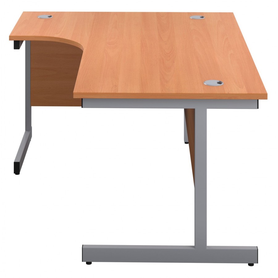 Olton Single Cantilever Corner Office Desk